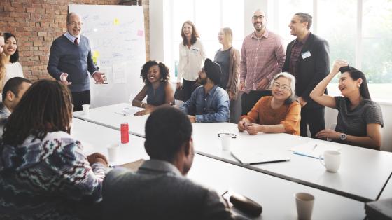 People in a meeting room